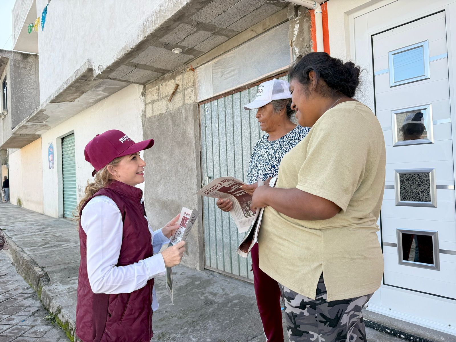 Marcela González recorre Benito Juárez y reafirma su compromiso con la gente: 'Aquí late fuerte el corazón de la Cuarta Transformación'